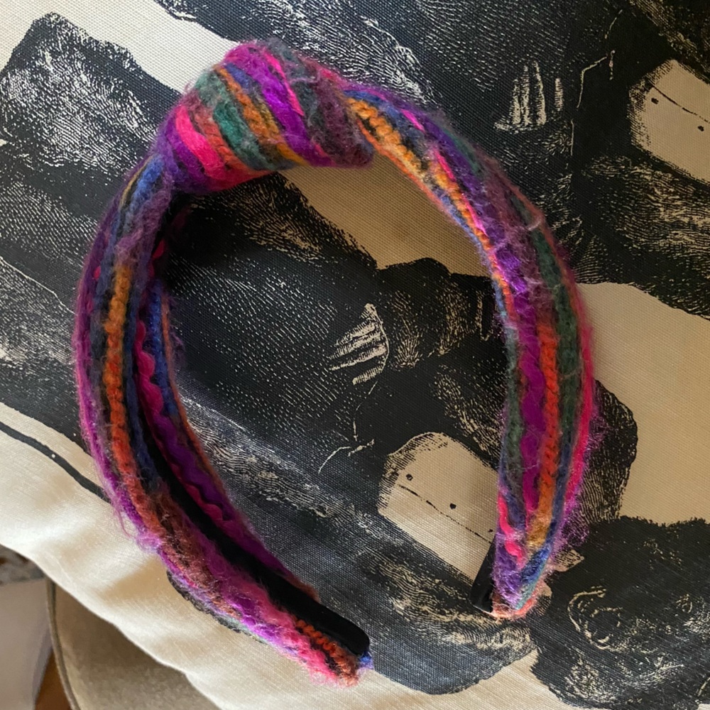 Rainbow Hippie Knot Headband